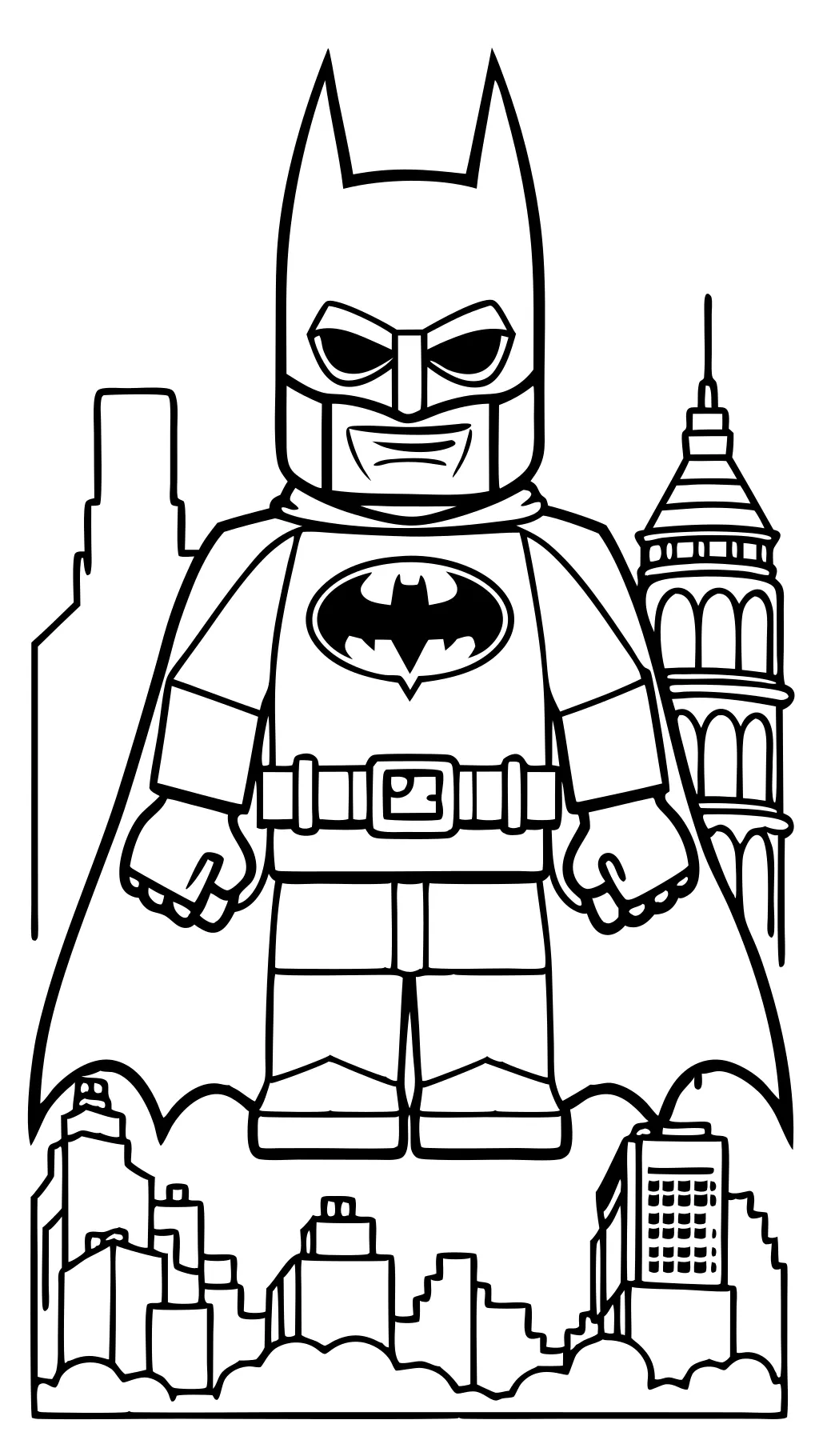 coloriage LEGO Batman